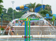 Stahlspalten-Kinderspritzen-Wasser-Spielplatz, Garten-Spielgeräte für Höhe der Kind3m