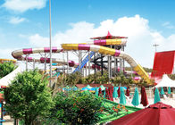 Sommer-Aqua Playground Games Fiberglass Slide-Familienwasserhaus im Freien für Freizeitpark