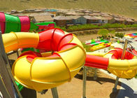 Riese-schiebt gewundenes Wasser-Park-Dia, kundenspezifisches Pool für Kinder/Erwachsene