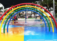 Kinderregenbogen-Tür-Aqua-Spiel, Spray-Aqua-Park-Ausrüstung, Brunnen-Spiel-Struktur