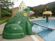 Frosch-Wasserrutsche scherzt Wasser-Spielplatz-Ausrüstung für Swimmingpool