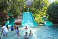 Swimmingpool-Spiel-Fiberglas-Wasserpark-Ausrüstungs-Familien-weites Dia für Kinder