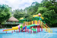 Kindervergnügungspark-Wasser-Spielplatz/Fiberglas-wechselwirkendes Wasser-Haus spielt