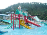 Kindervergnügungspark-Wasser-Spielplatz/Fiberglas-wechselwirkendes Wasser-Haus spielt