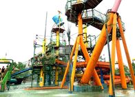 Soem ultraviolette AntiAqua Playground Pirate Ship Slide für Erholungsort-Park