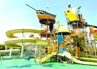 Soem ultraviolette AntiAqua Playground Pirate Ship Slide für Erholungsort-Park