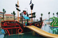 Piraten-Schiff ROHS Mini Water Park Equipment Wood mit Fiberglas-Dia