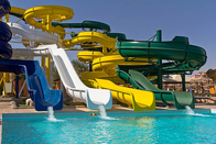 Ferienzentrum-Familien-Wasserrutsche-Fiberglas-Pool-Dia für Themawasserpark