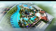 Künstliche Wasser-Park-Wellenbad-dauerhafte Luft-Schlagbrandungs-Welle für Hotel-Strand