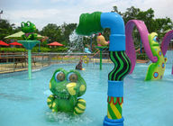 Spray-Wasser-Spiel für Kinder, Frosch-Art-Fiberglas-Aqua-Park-Ausrüstungs-Spielwaren