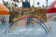 Regenbogen-Tür-Spritzen-Aqua Playground Spray-Brunnen spielen Struktur