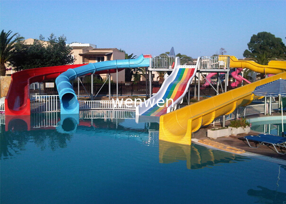 Kundengebundene Größen-Erwachsene Whizzard-Swimmingpool-Wasserrutsche