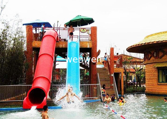 Erwachsen-Rohr-Wasserrutsche, gerastes Schlitten Inground-Pool-Dia im Freien