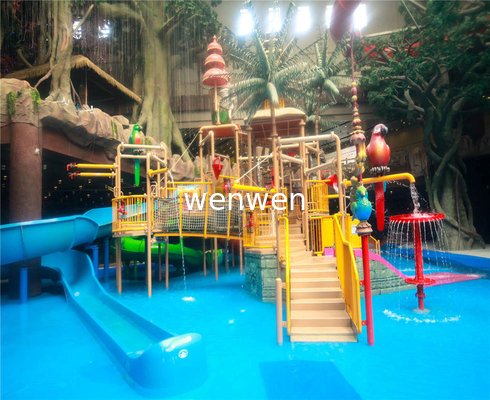 Galvanisierte Wasserparkslide aus Kohlenstoffstahl mit über 120 Monaten Lebensdauer