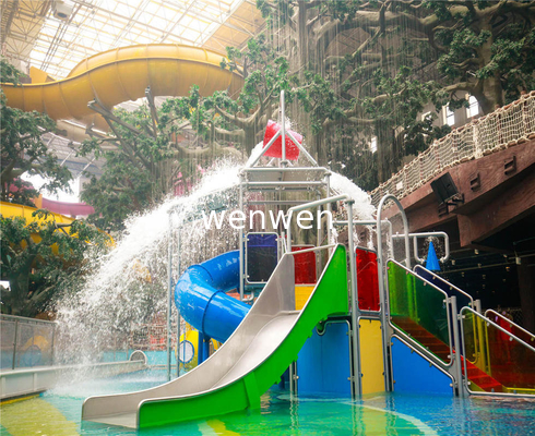Mehr als 120 Monate Lebensdauer Wasserpark Rutsche mit galvanisiertem Kohlenstoffstahl