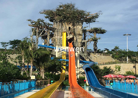 Hochgeschwindigkeitskamikaze-Wasserrutsche mit geradem steilem Abhang für Hotel