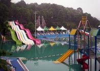 Regenbogen-erwachsene Swimmingpool-Wasserrutsche für Besucher des Ferienzentrum-2-14