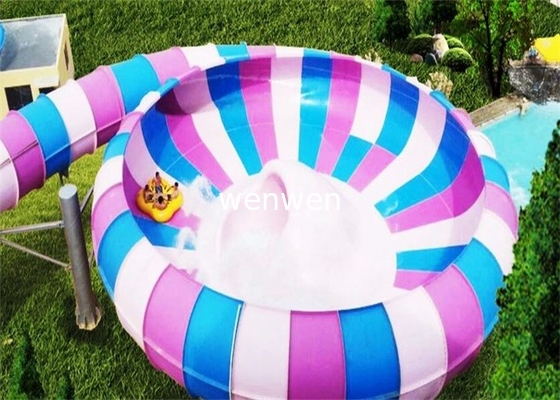Bumerang kundenspezifische Wasserrutsche für 1350 Quadratfuß-Landungs-Pool