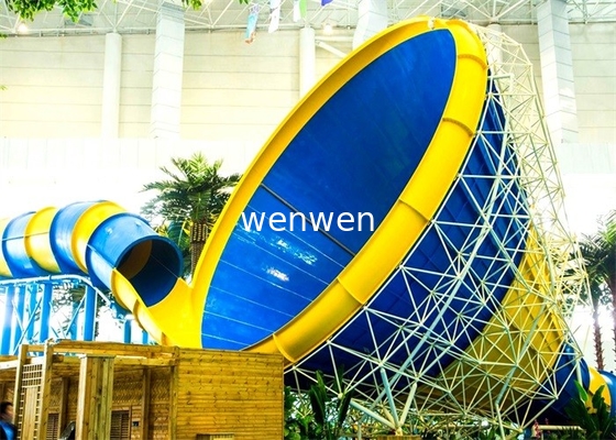 Bumerang kundenspezifische Wasserrutsche für 1350 Quadratfuß-Landungs-Pool
